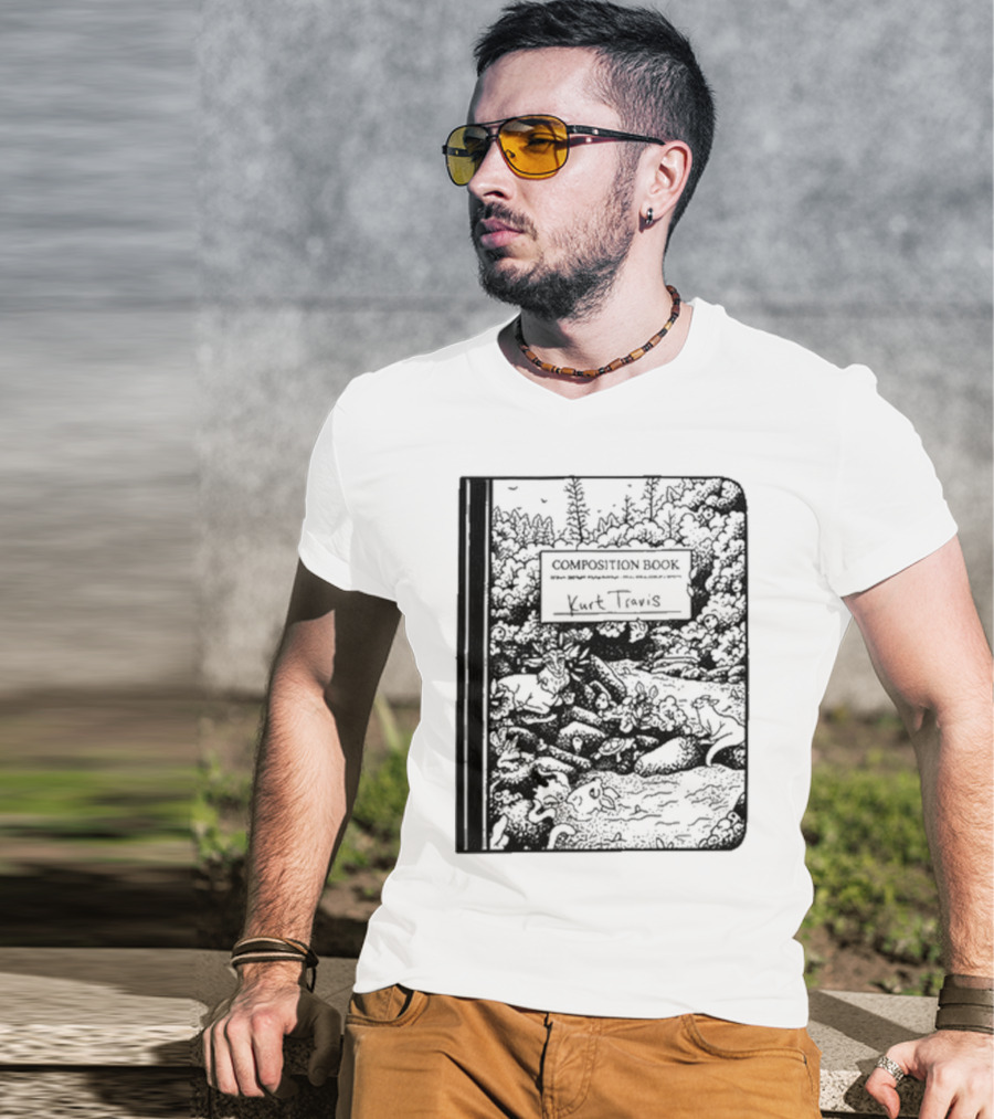 Kurt Travis Esque Records Composition Book T-Shirt