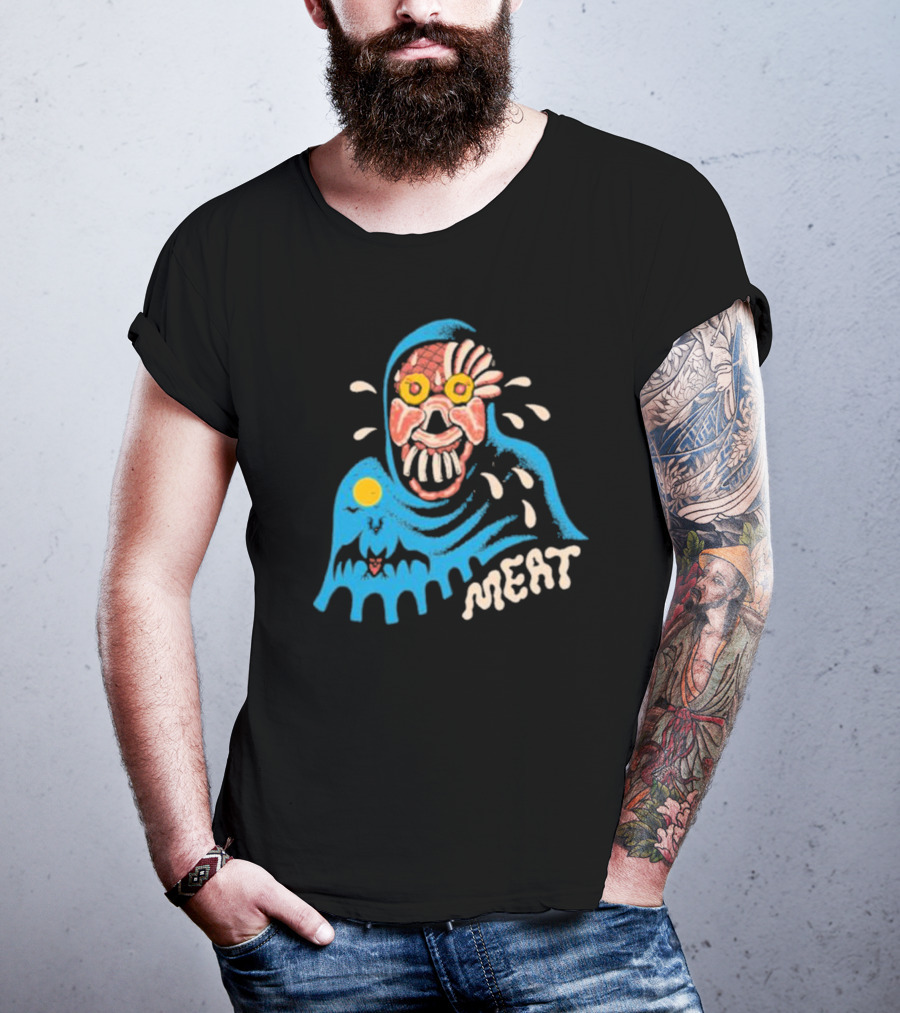 Meat Canyon Meathead Horror Masked Creature Monster T-Shirt