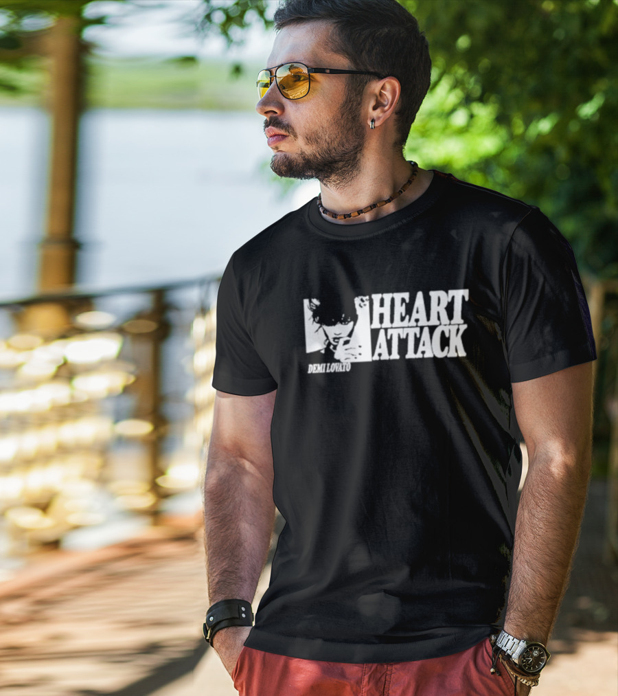 Demi Lovato Heart Attack Rock Version T-Shirt