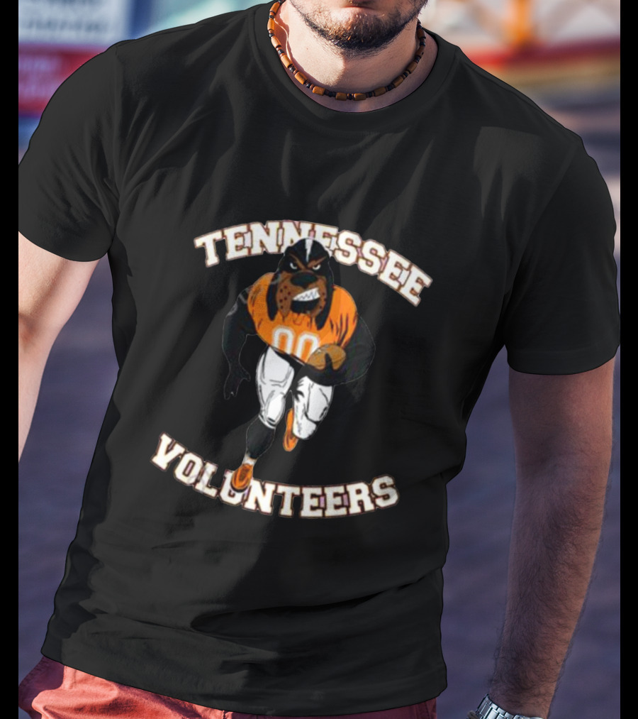 Tennessee Volunteers Football Mascot Running T-Shirt