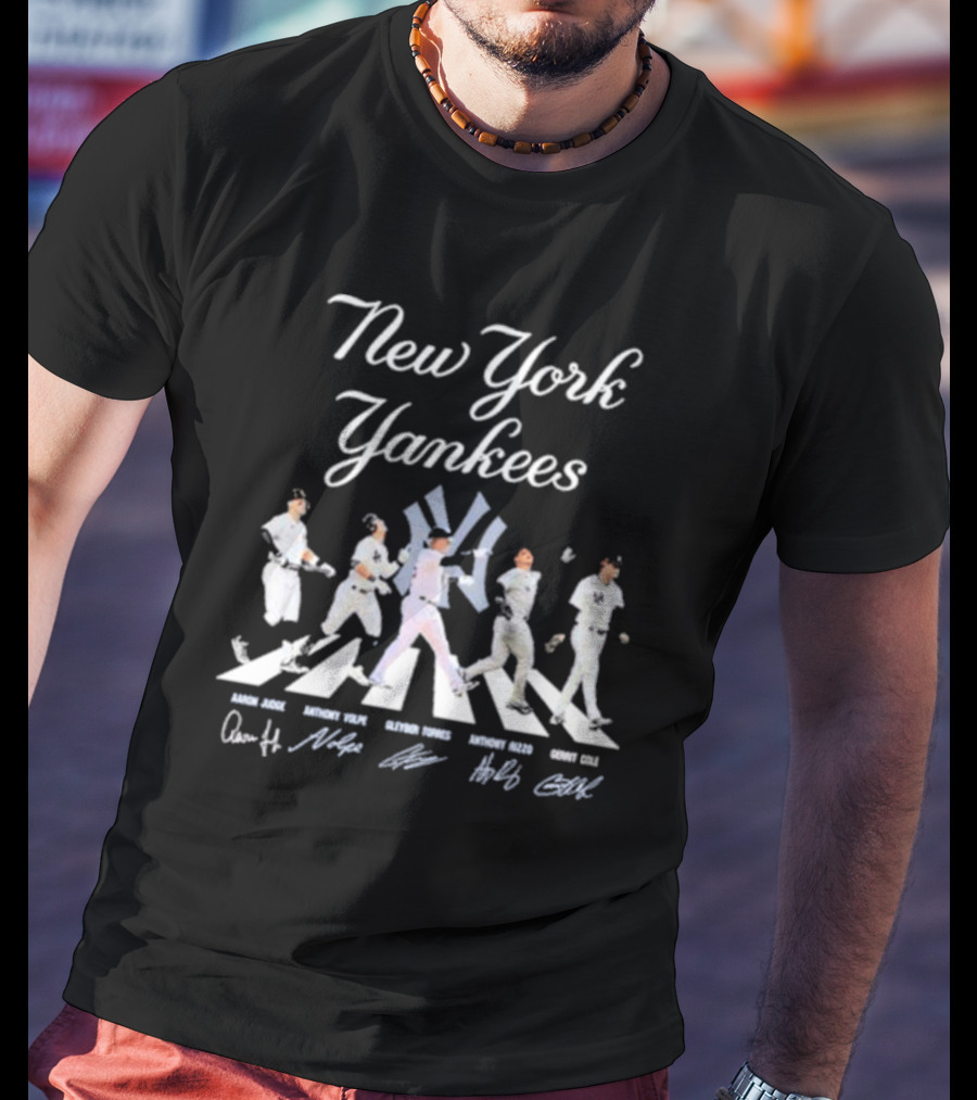New York Yankees Aaron Judge Anthony Volpe Gleyber Torres Anthony Rizzo Gerrit Cole T-Shirt
