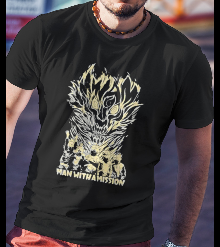 Ran Touring Man With A Mission Mwam Fire Merch T-Shirt