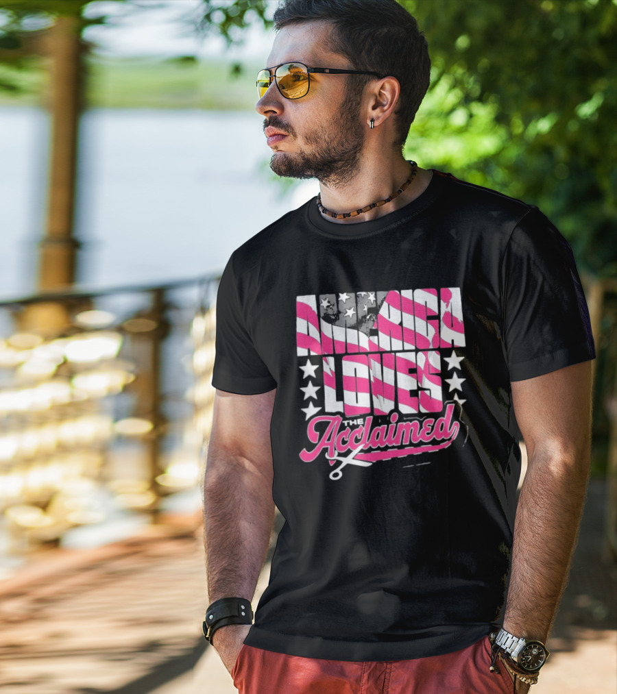America Loves The Acclaimed Flag Stars T-Shirt