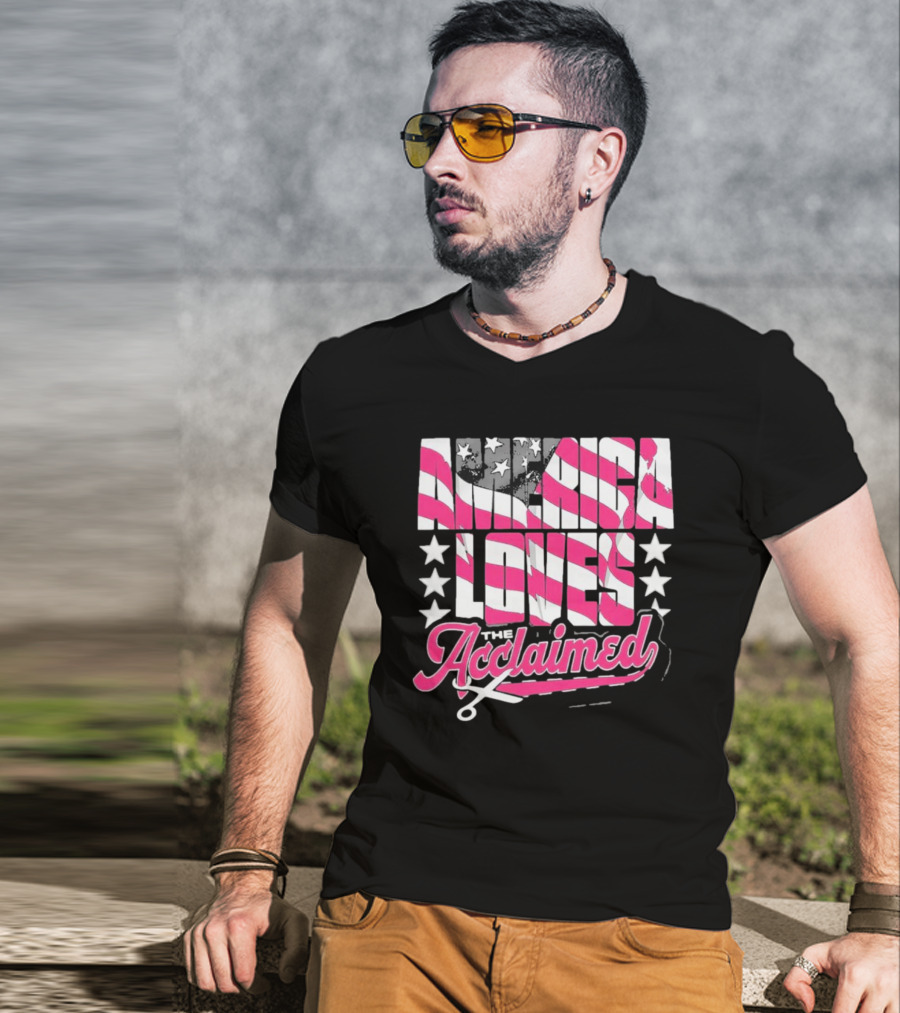 America Loves The Acclaimed Flag Stars T-Shirt