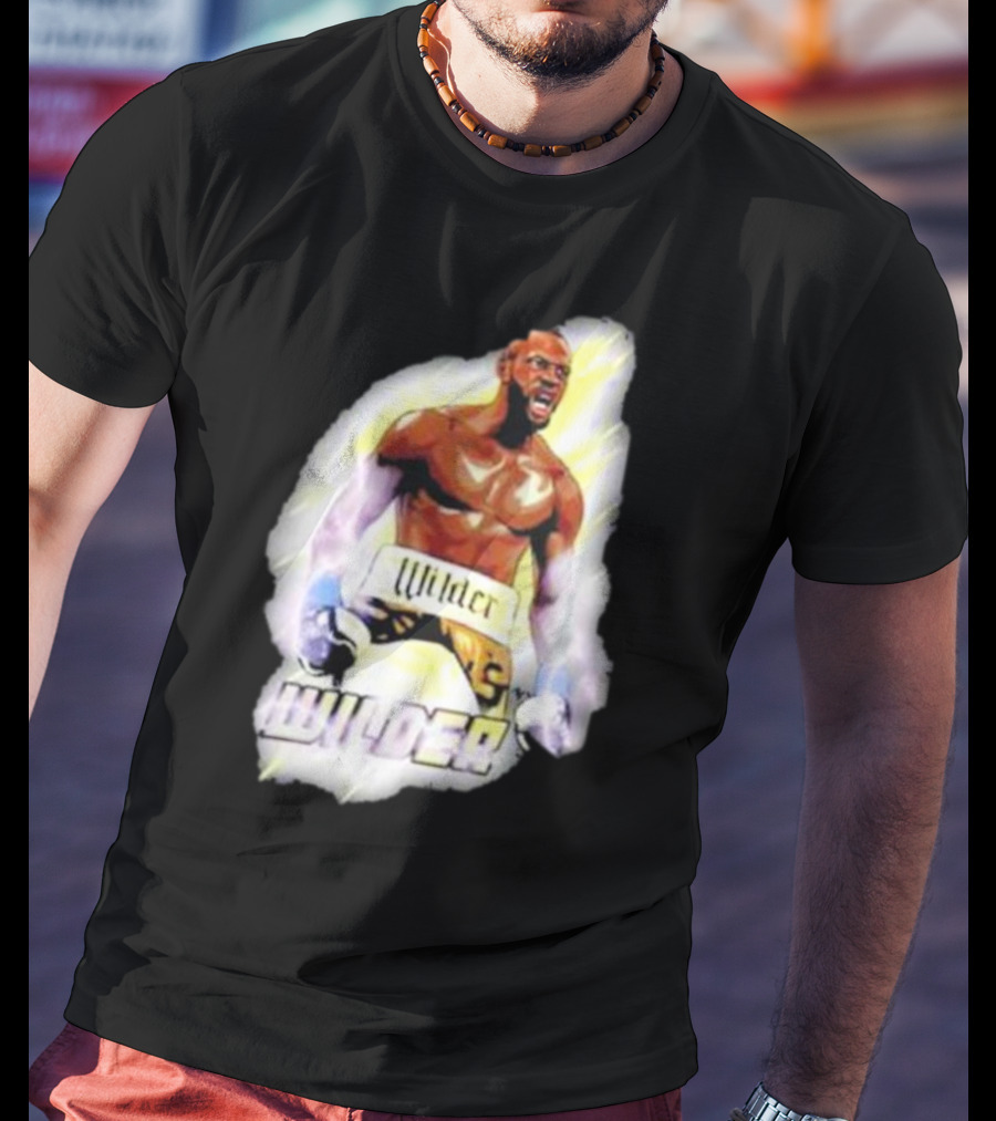 Deontay Wilder Lightning Boxer Champion Energy T-Shirt
