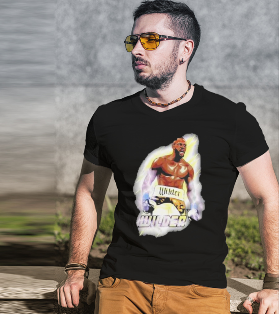Deontay Wilder Lightning Boxer Champion Energy T-Shirt