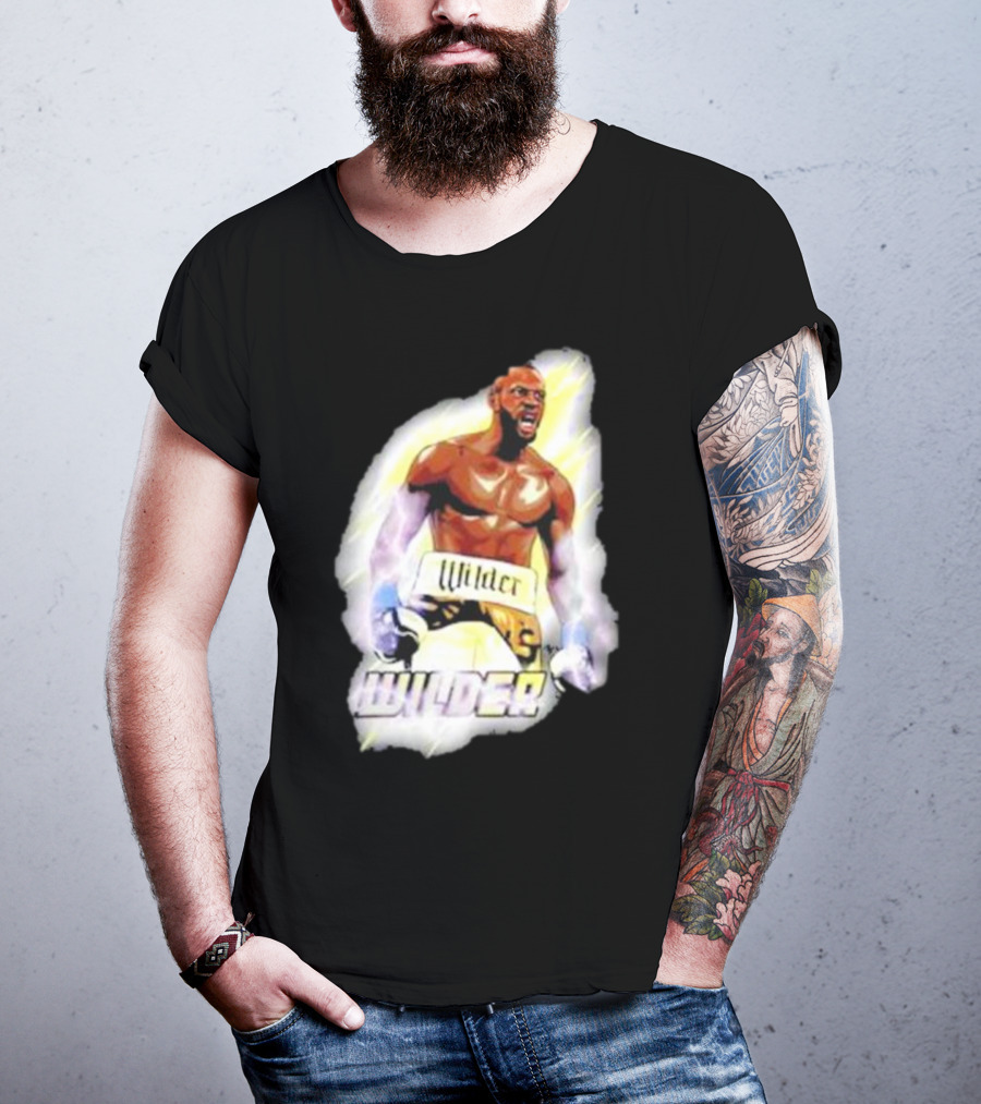 Deontay Wilder Lightning Boxer Champion Energy T-Shirt