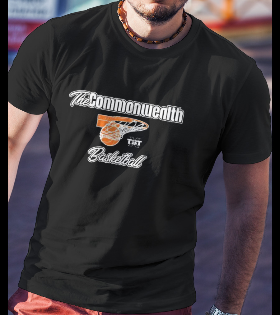 The Commonwealth TBT Basketball Hoop And Net T-Shirt