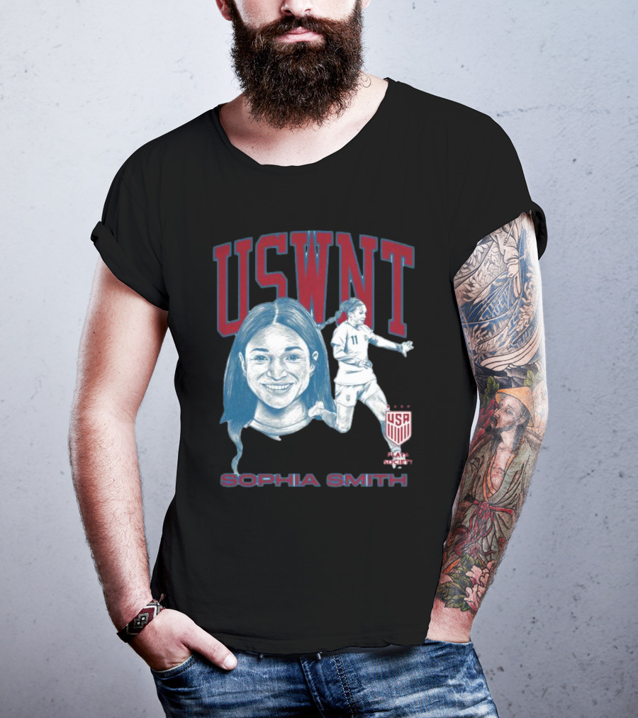USWNT Playa Society Sophia Smith USA Soccer T-Shirt