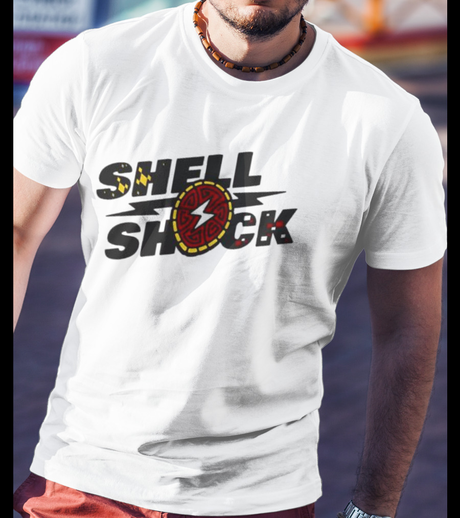 SHELL SHOCK TBT Electric Pattern Fusion T-Shirt