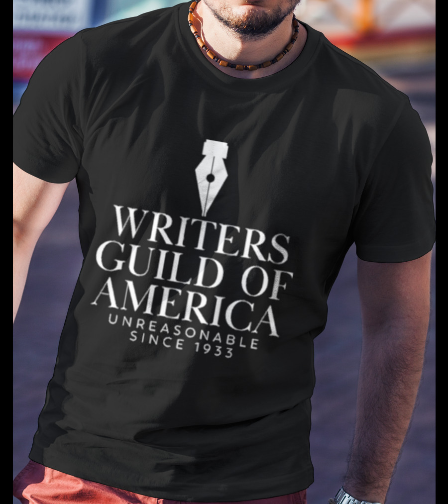 David H. Steinberg Writers Guild Of America Unreasonable Since 1933 Pen Nib T-Shirt