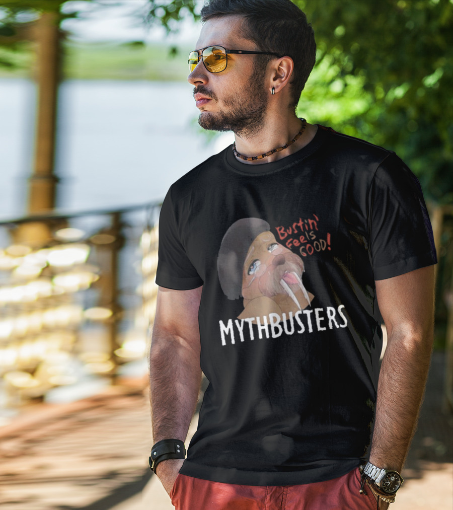 Mythbusters Walrus Bustin' Feels Good T-Shirt