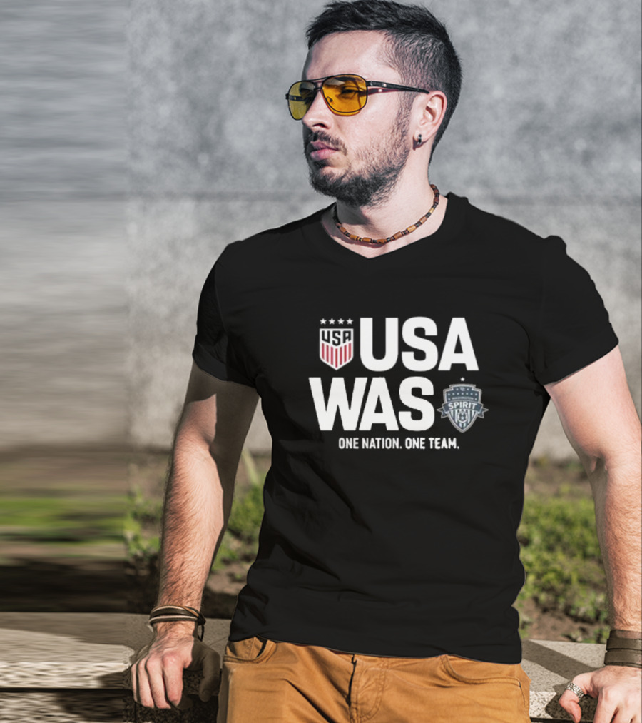USA WAS One Nation One Team Spirit T-Shirt