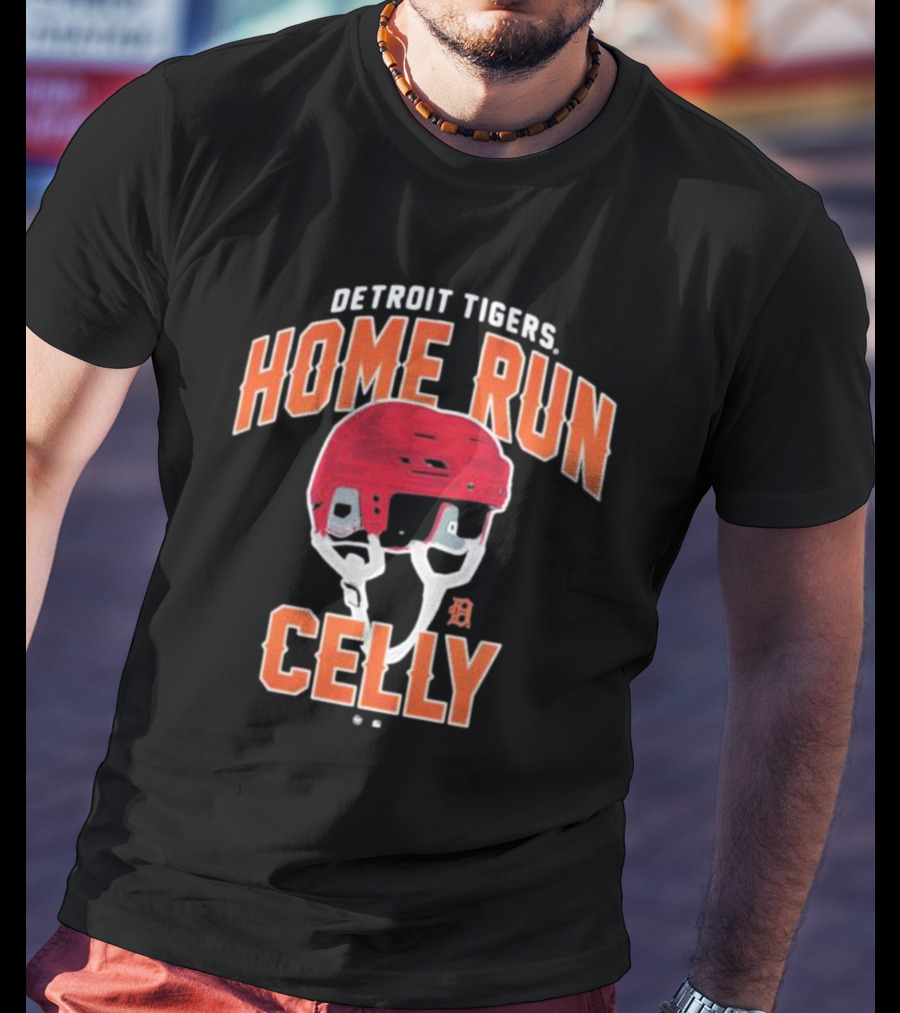 Detroit Tigers Home Run Celly '47 Navy T-Shirt