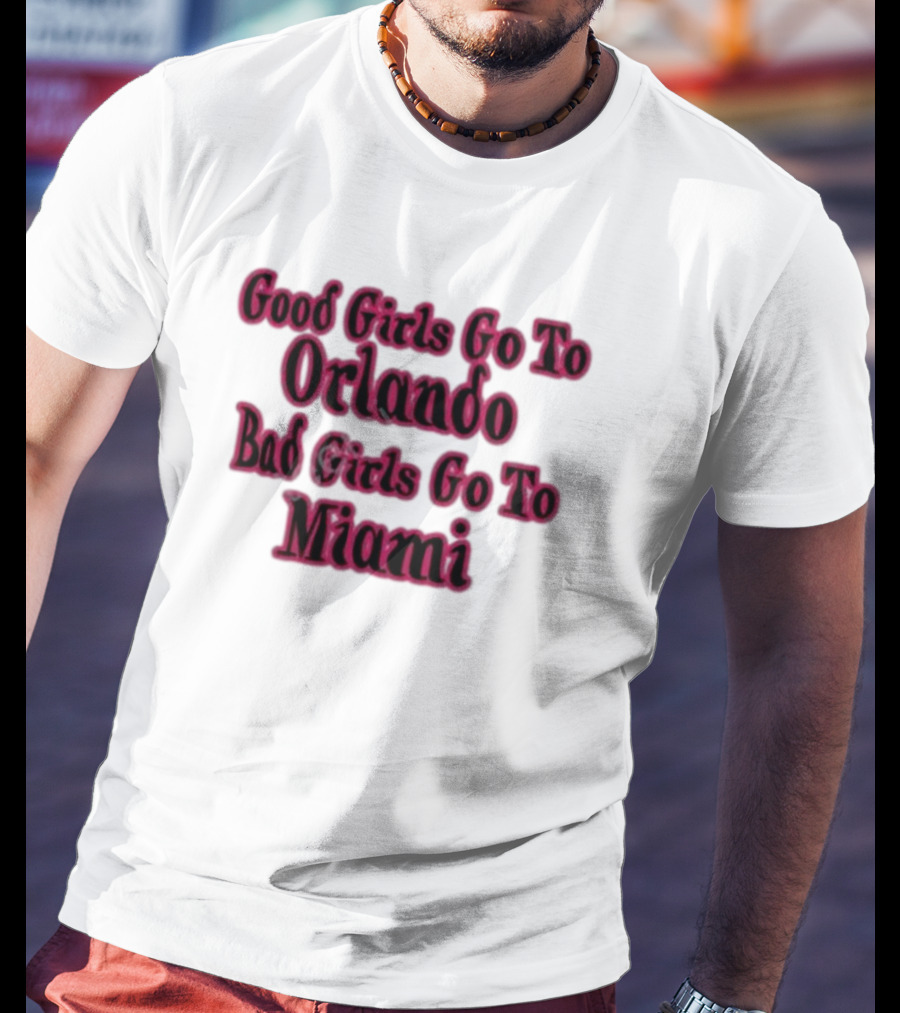 Ellen Marlow Wearing Good Girls Go To Orlando Bad Girls Go To Miami T-Shirt