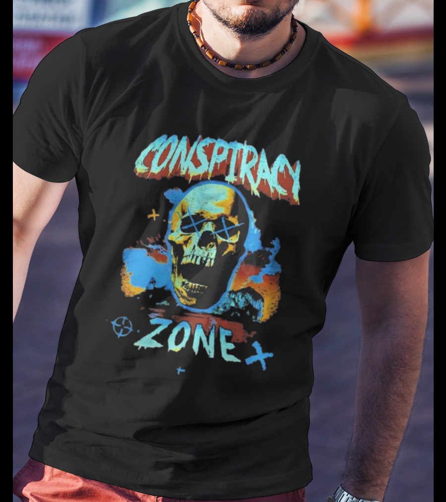 Conspiracy Zone Skull Art Shane Dawson Merchandise T-Shirt
