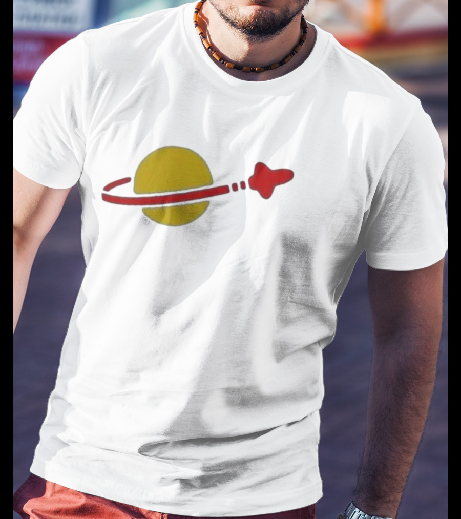 Classic Spaceman Lego Logo Planet And Spaceship T-Shirt