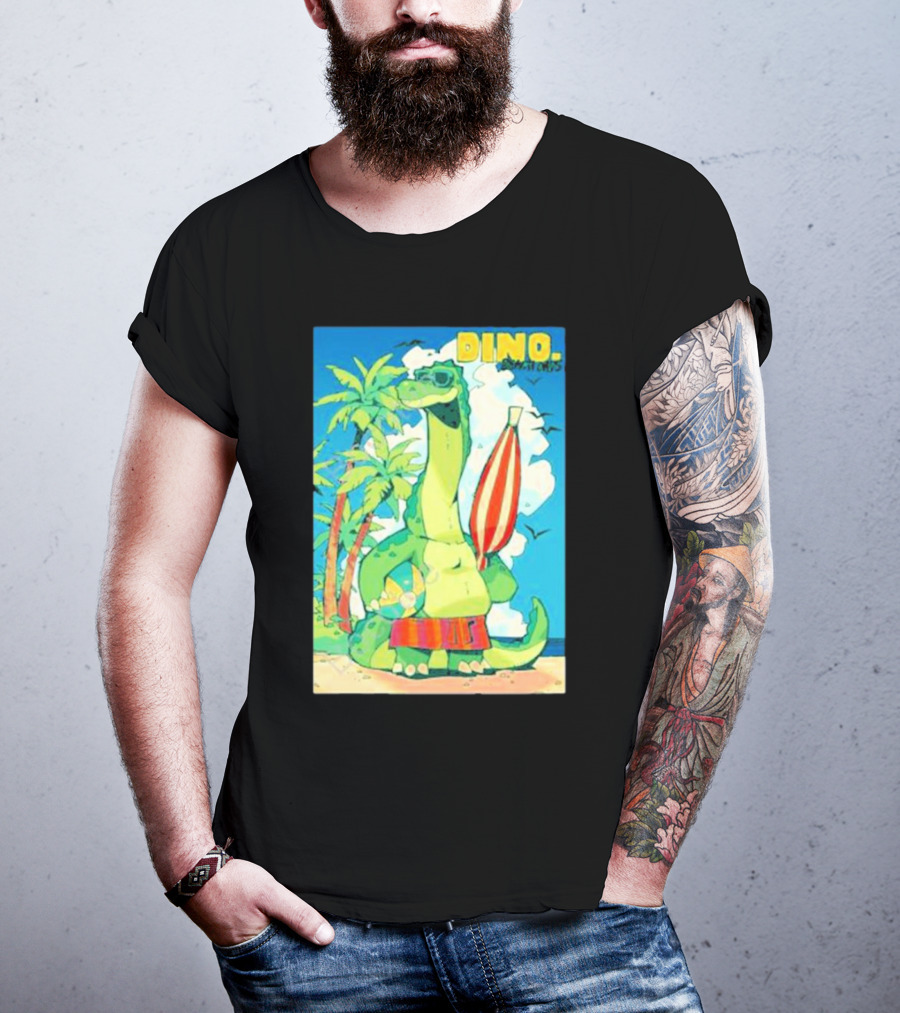 Dino Beach Days Noodle Shop Adventures T-Shirt