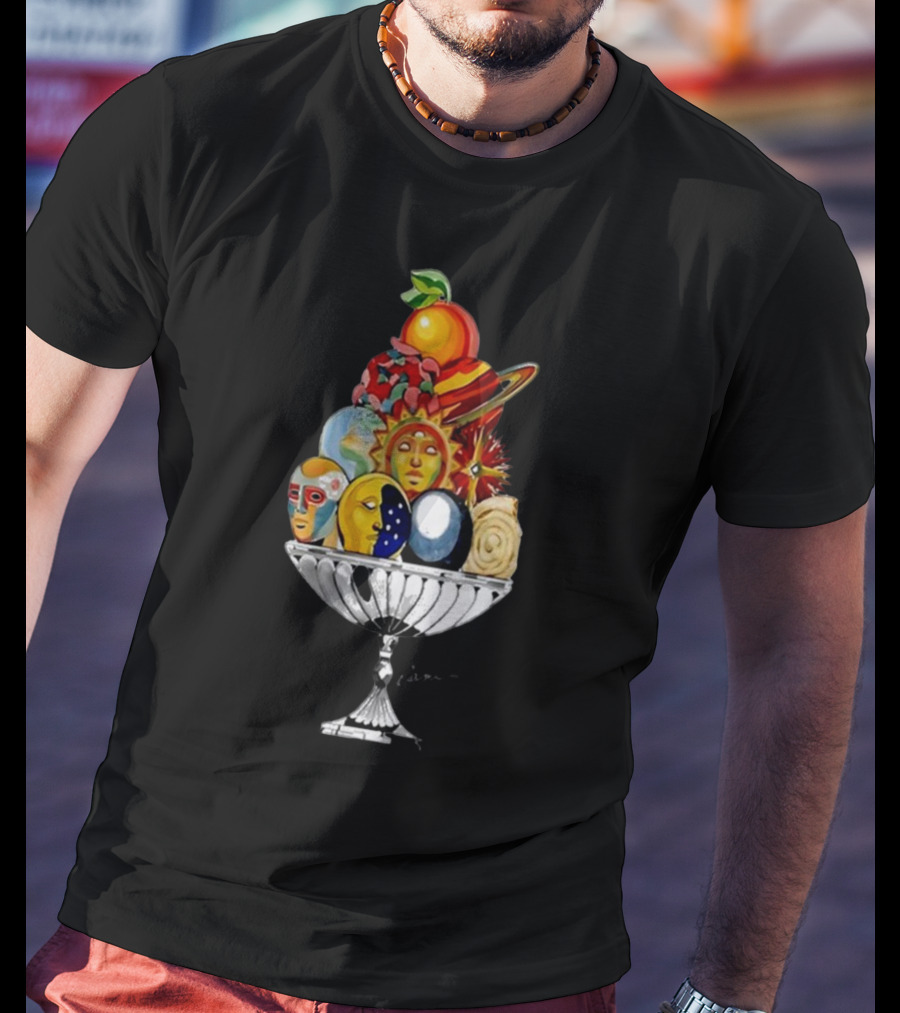 Louis Tomlinson Casablanca Celestial Pyramid Solar Planetary Fruit Bowl T-Shirt