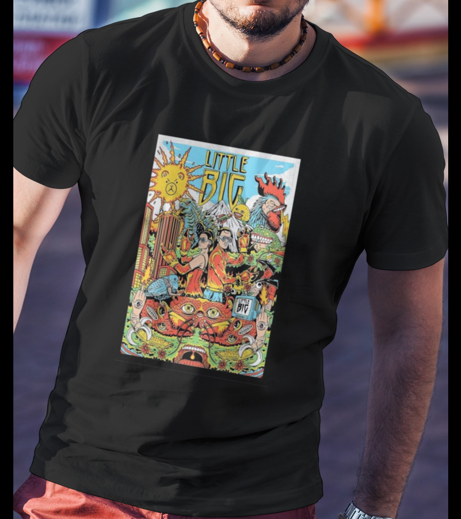 Little Big Comic Style Funky Adventure T-Shirt