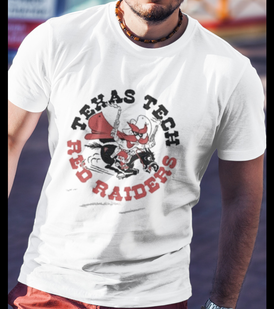 Texas Tech Masked Rider Red Raiders Circle T-Shirt