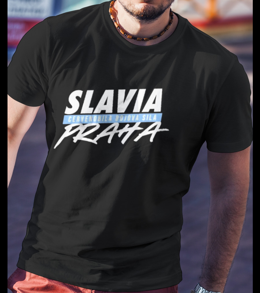 Slavia Cervenobila Bojova Sila Praha T-Shirt