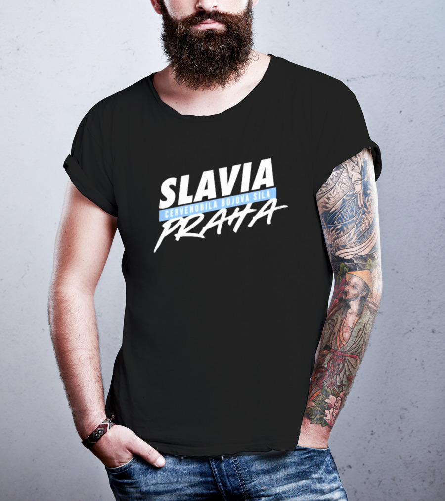 Slavia Cervenobila Bojova Sila Praha T-Shirt
