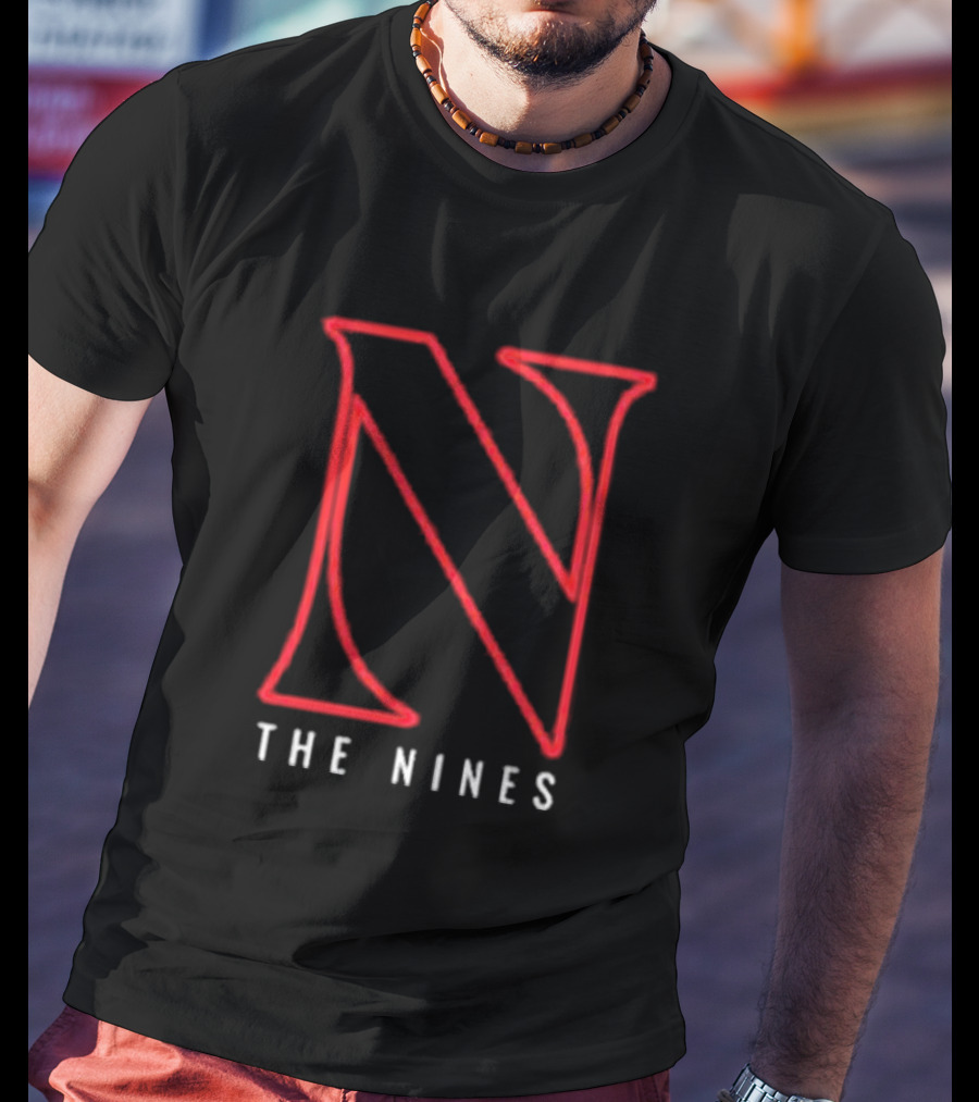 The Nines Neon Style Bold Red Letter N T-Shirt