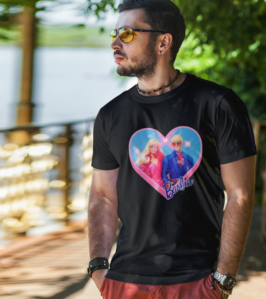 Barbie Ken Heart Valentines Love T-Shirt