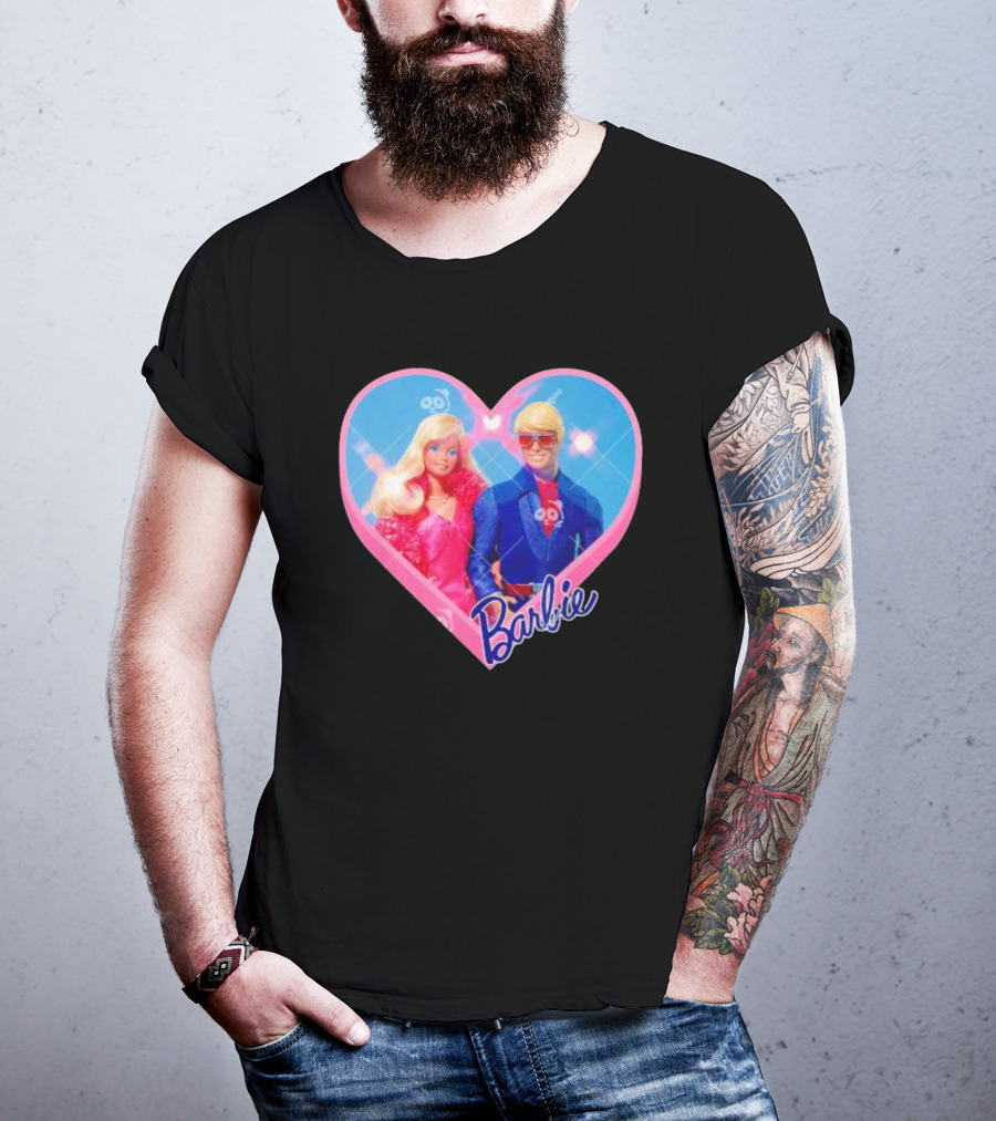 Barbie Ken Heart Valentines Love T-Shirt
