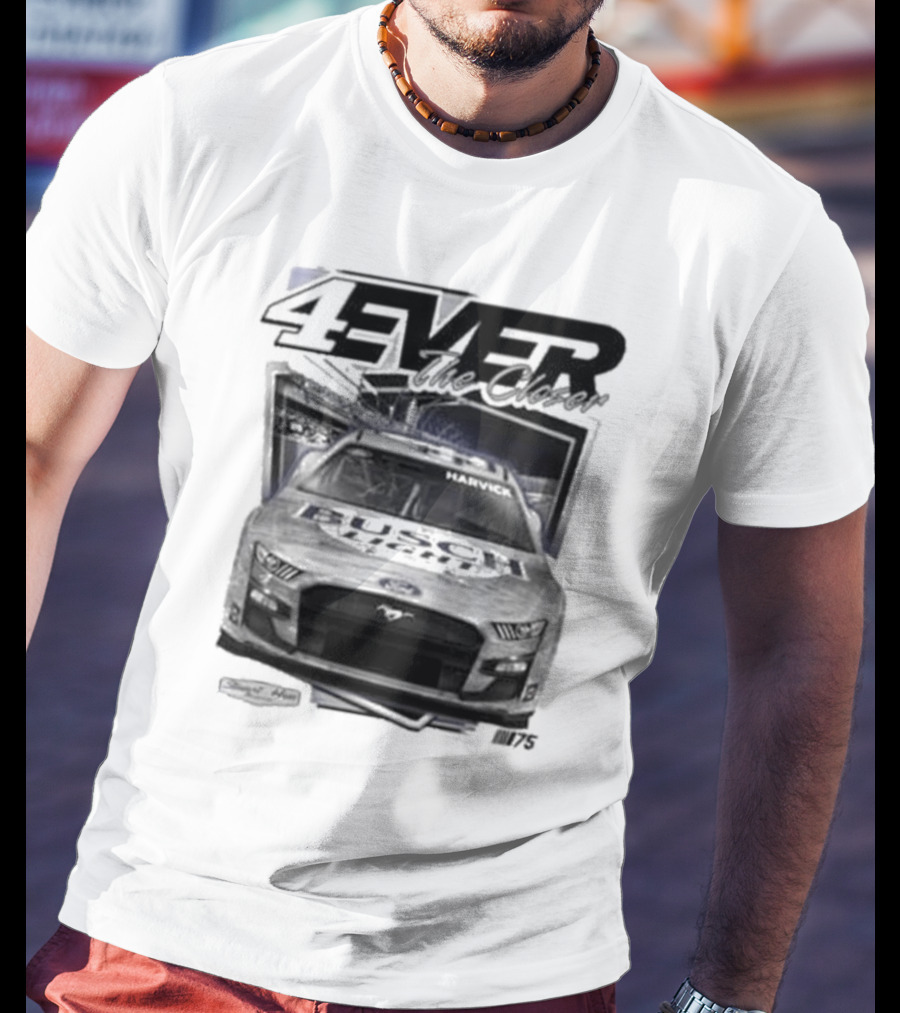 4Ever The Closer Kevin Harvick Busch Light Stewart-Haas Racing #4 75 T-Shirt