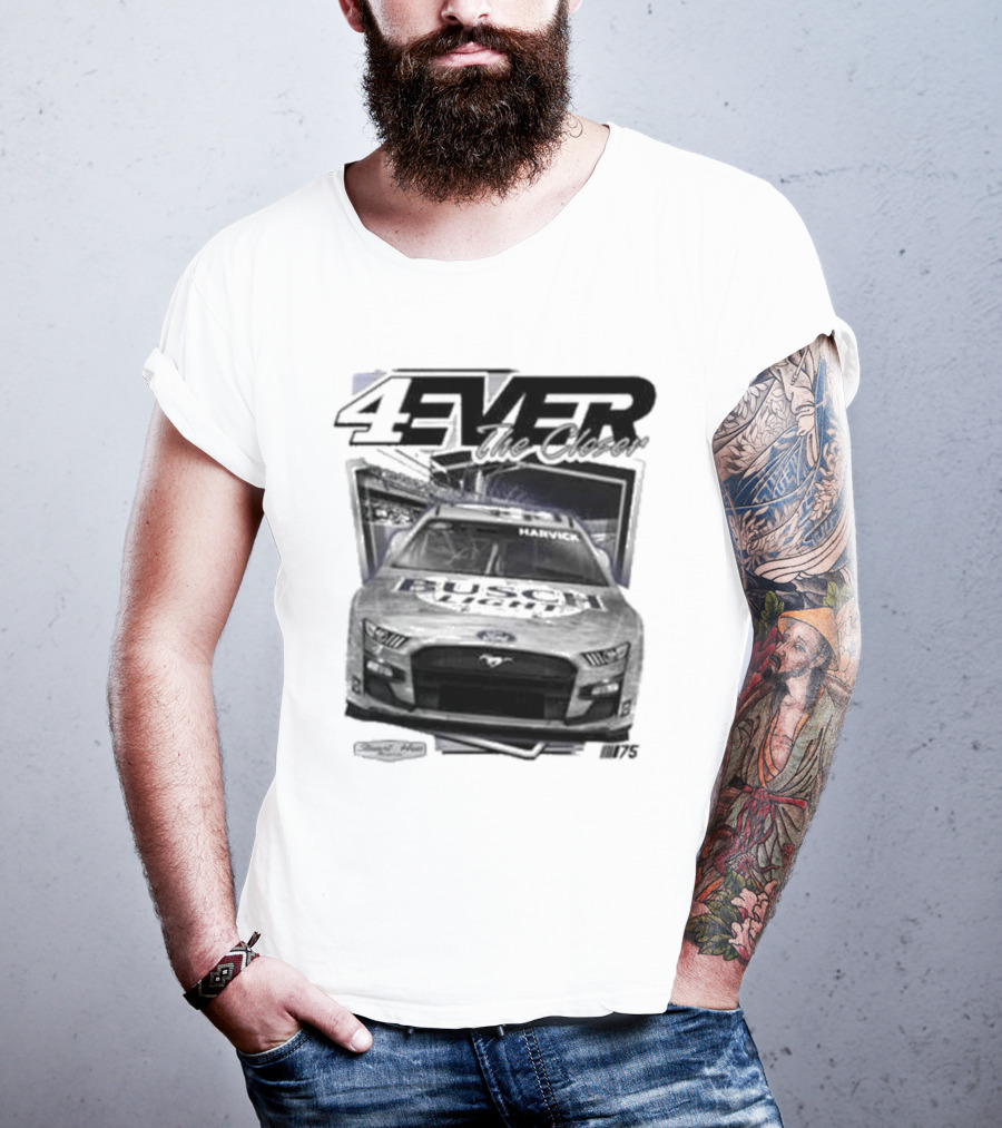 4Ever The Closer Kevin Harvick Busch Light Stewart-Haas Racing #4 75 T-Shirt
