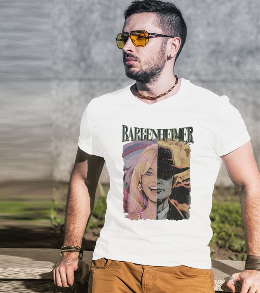 Barbenheimer Vintage I Survived Barbie Oppenheimer Fusion Uk Best Bernheimer India T-Shirt