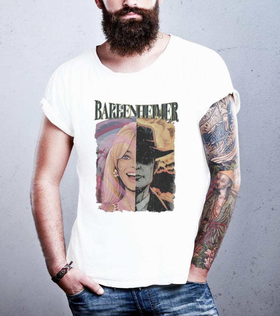 Barbenheimer Vintage I Survived Barbie Oppenheimer Fusion Uk Best Bernheimer India T-Shirt