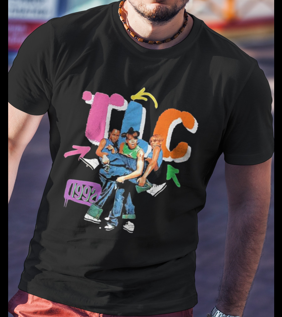 TLC 1992 Attractive Kicking Group T-Shirt