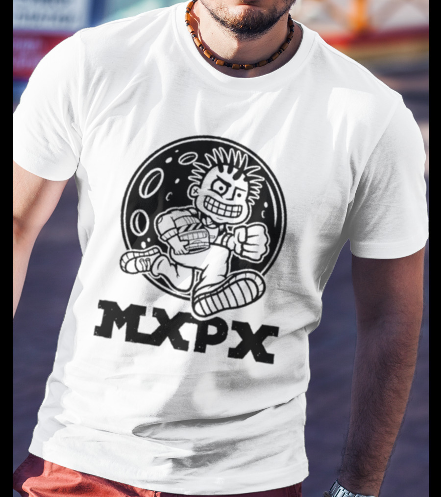 Mxpx Find A Way Home Moon Space PX Moon Punk Character T-Shirt
