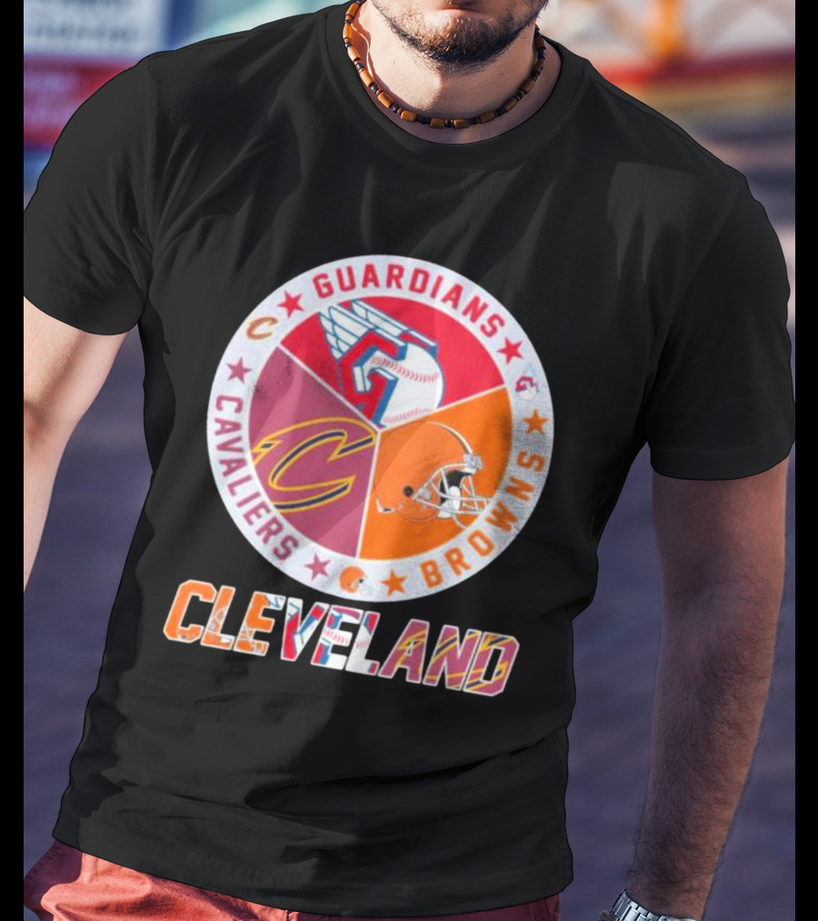 Cleveland Cavaliers Guardians Browns T-Shirt