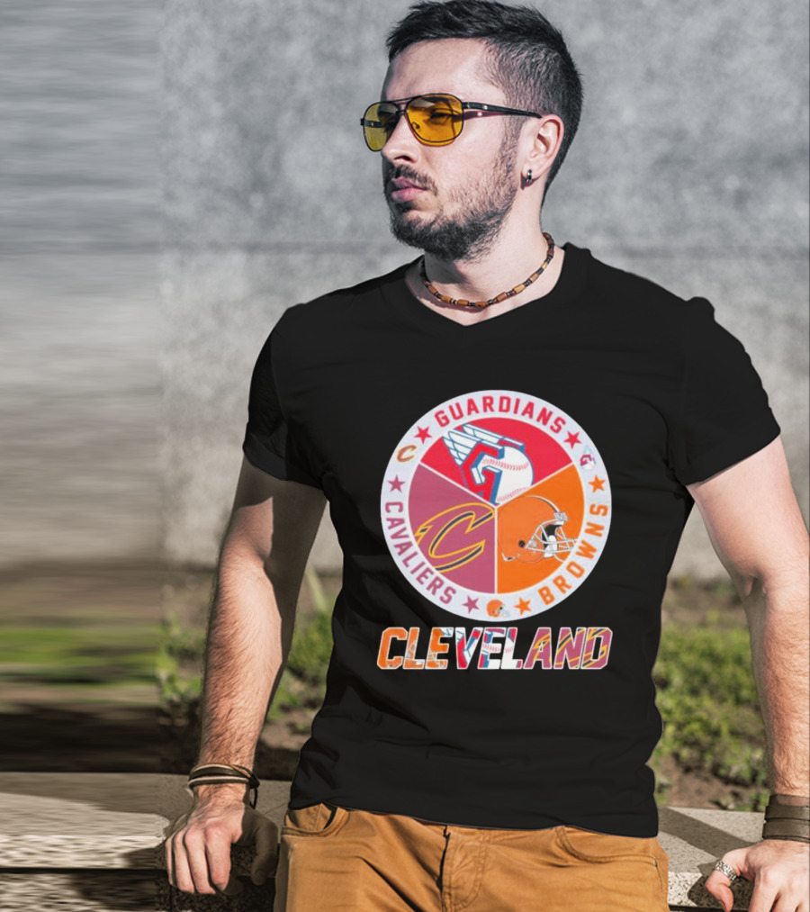 Cleveland Cavaliers Guardians Browns T-Shirt
