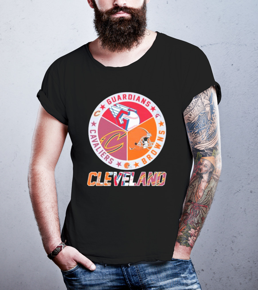 Cleveland Cavaliers Guardians Browns T-Shirt
