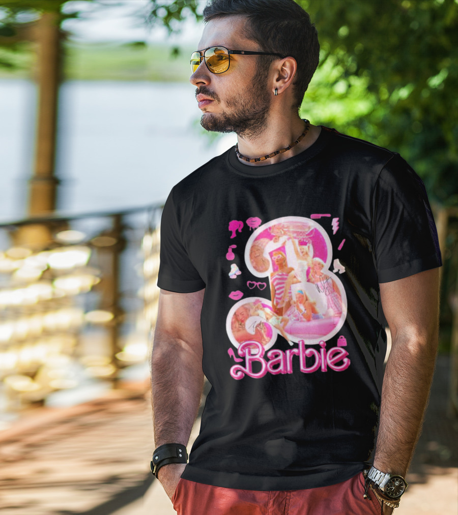 Barbie Pink Glam Fashion Icons Party T-Shirt