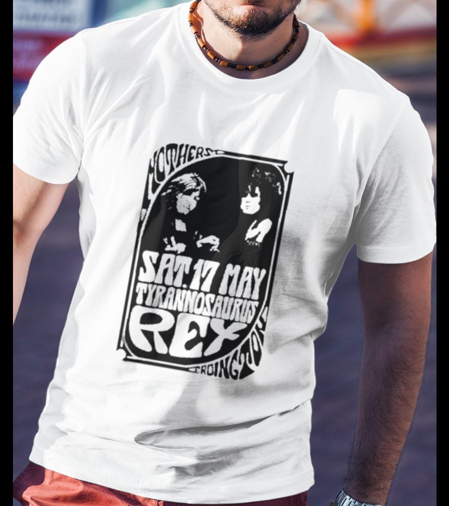 Mothers Erdington Sat 17 May Tyrannosaurus Rex Concert T-Shirt