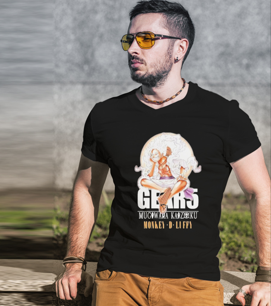 Monkey D Luffy Gear 5 Mugiwara Kaizoku T-Shirt