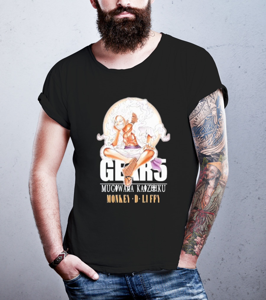 Monkey D Luffy Gear 5 Mugiwara Kaizoku T-Shirt