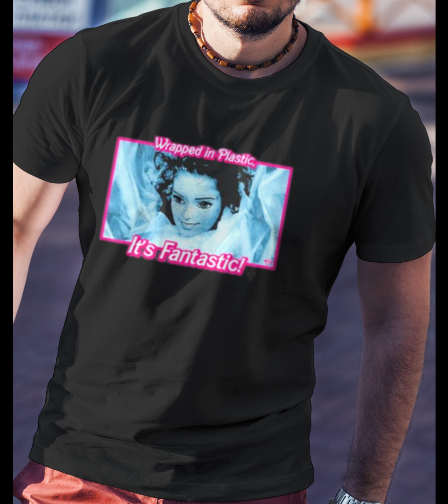 Barbie Wrapped In Plastic It's Fantastic Retro Style Photography T-Shirt