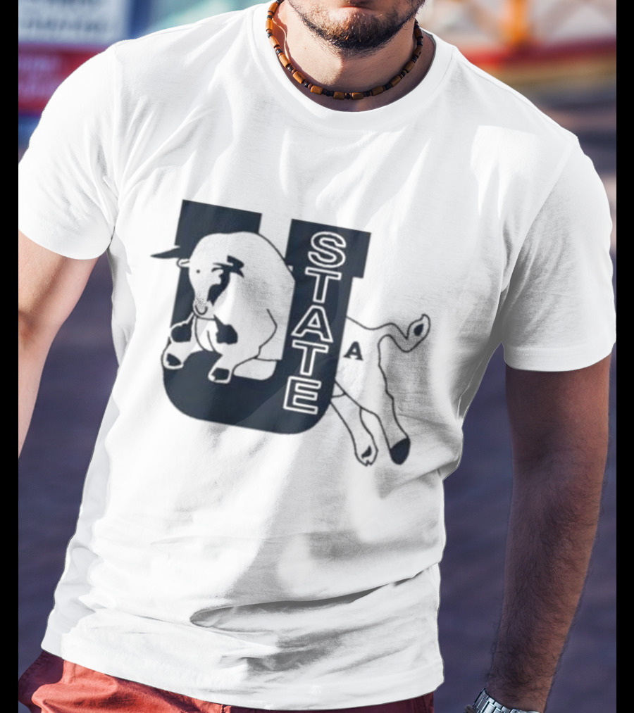 Homefield U State Utah Aggies Bull T-Shirt