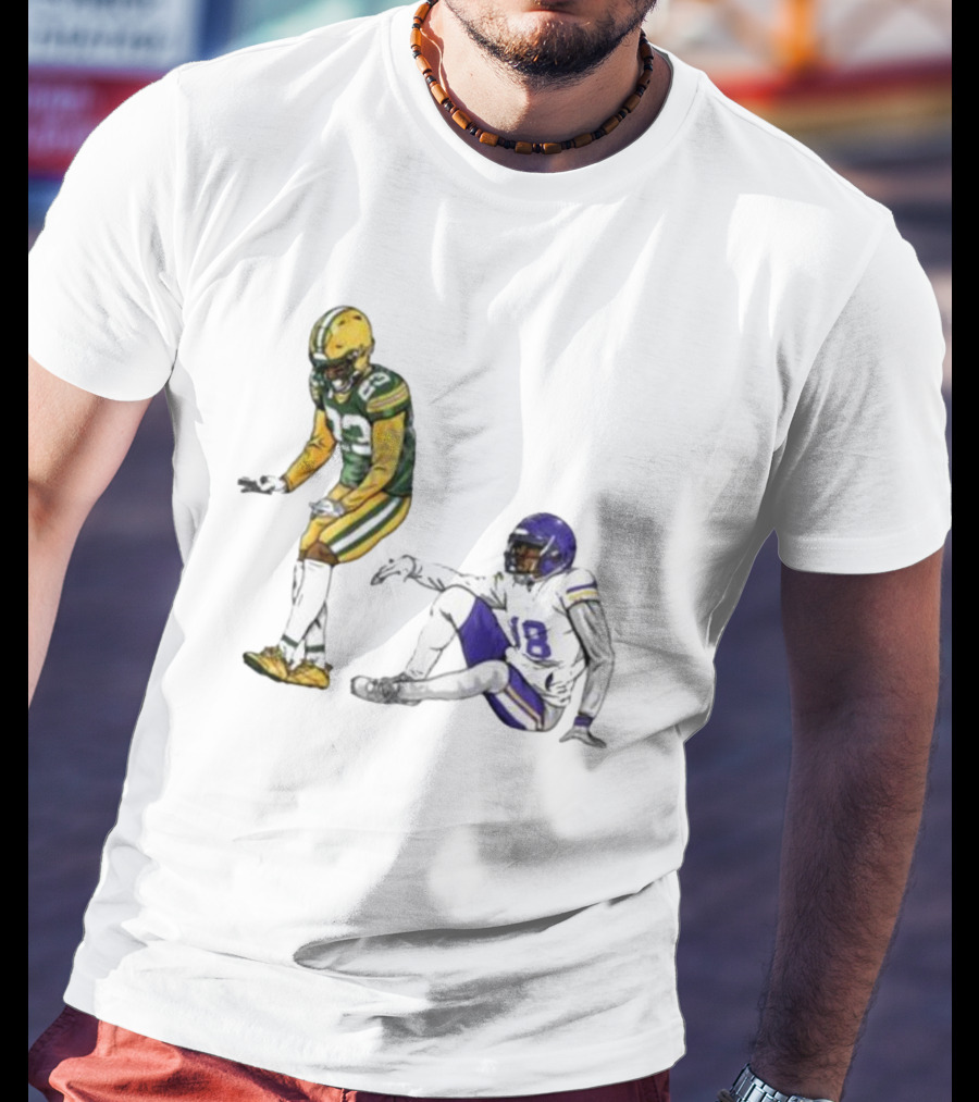 Aaron Nagler Ja Gritty Packers Vikings Dance T-Shirt