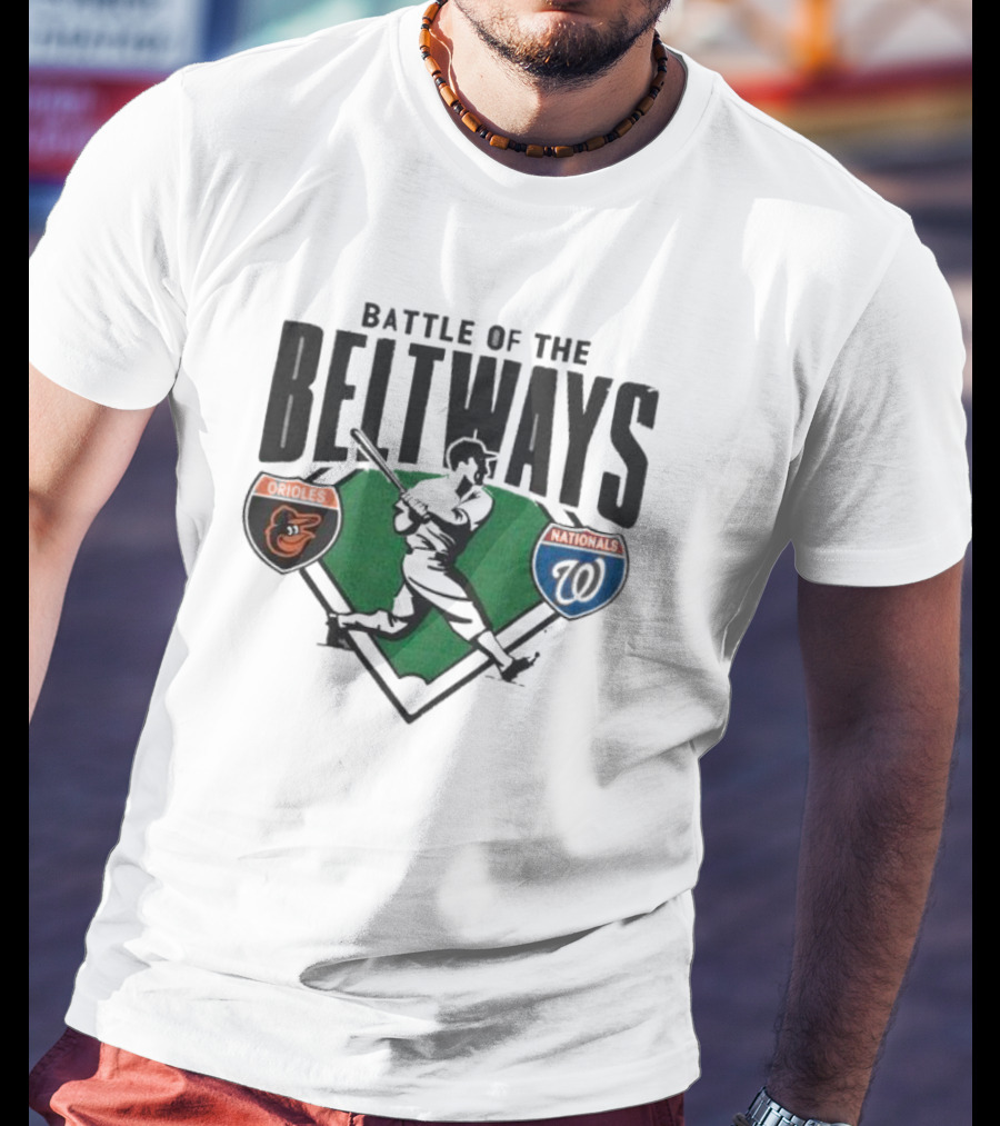 Battle Of The Beltways Orioles Nationals Baseball Rivalry Matchup T-Shirt