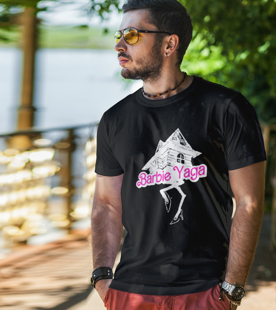 Barbie Yaga Witch House With High Heels T-Shirt