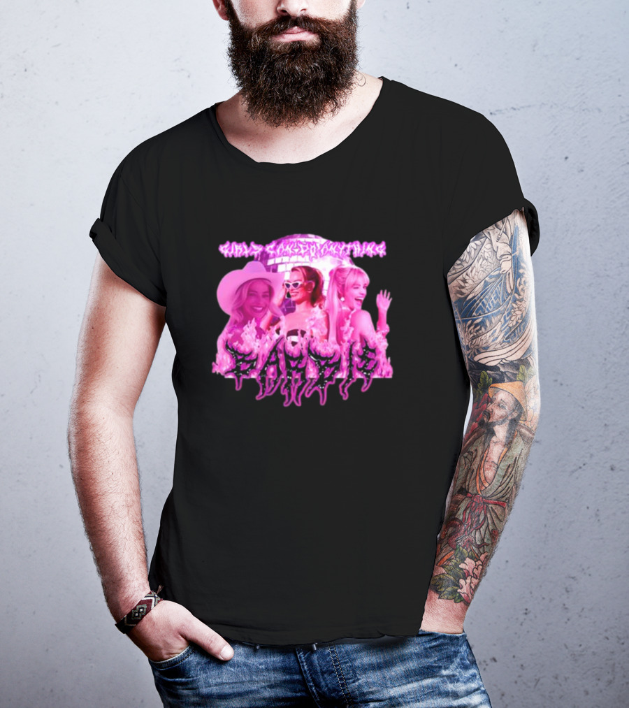 Sadstreet Margot Robbie Barbie Girls Can Do Anything T-Shirt