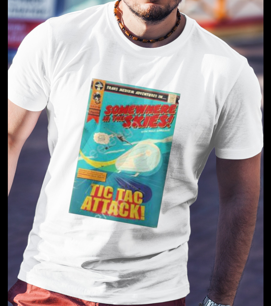 Trans Medium Adventures Somewhere In The Skies Tic Tac Attack T-Shirt